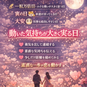 明日の恋愛は超ハッピー！？